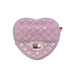lavender purple heart jelly purse 