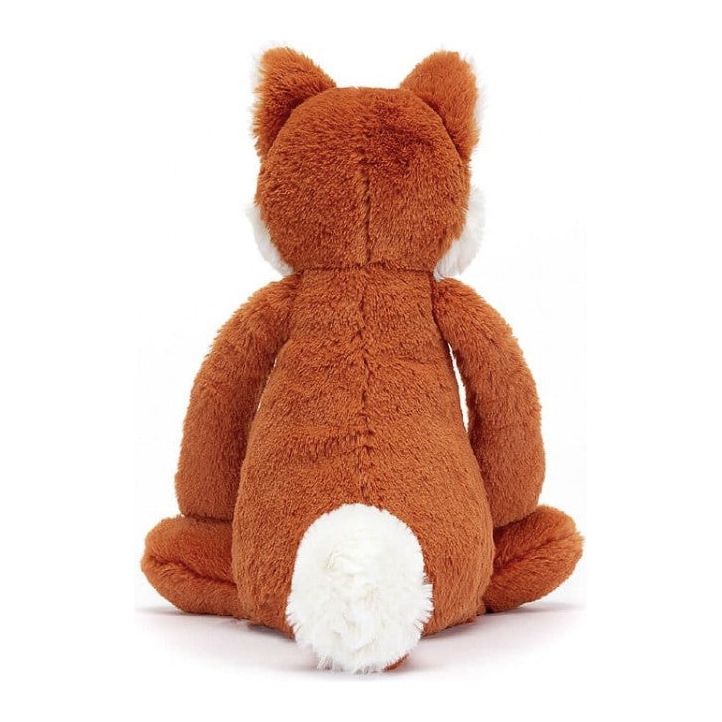 back view of stuffed animal fox 