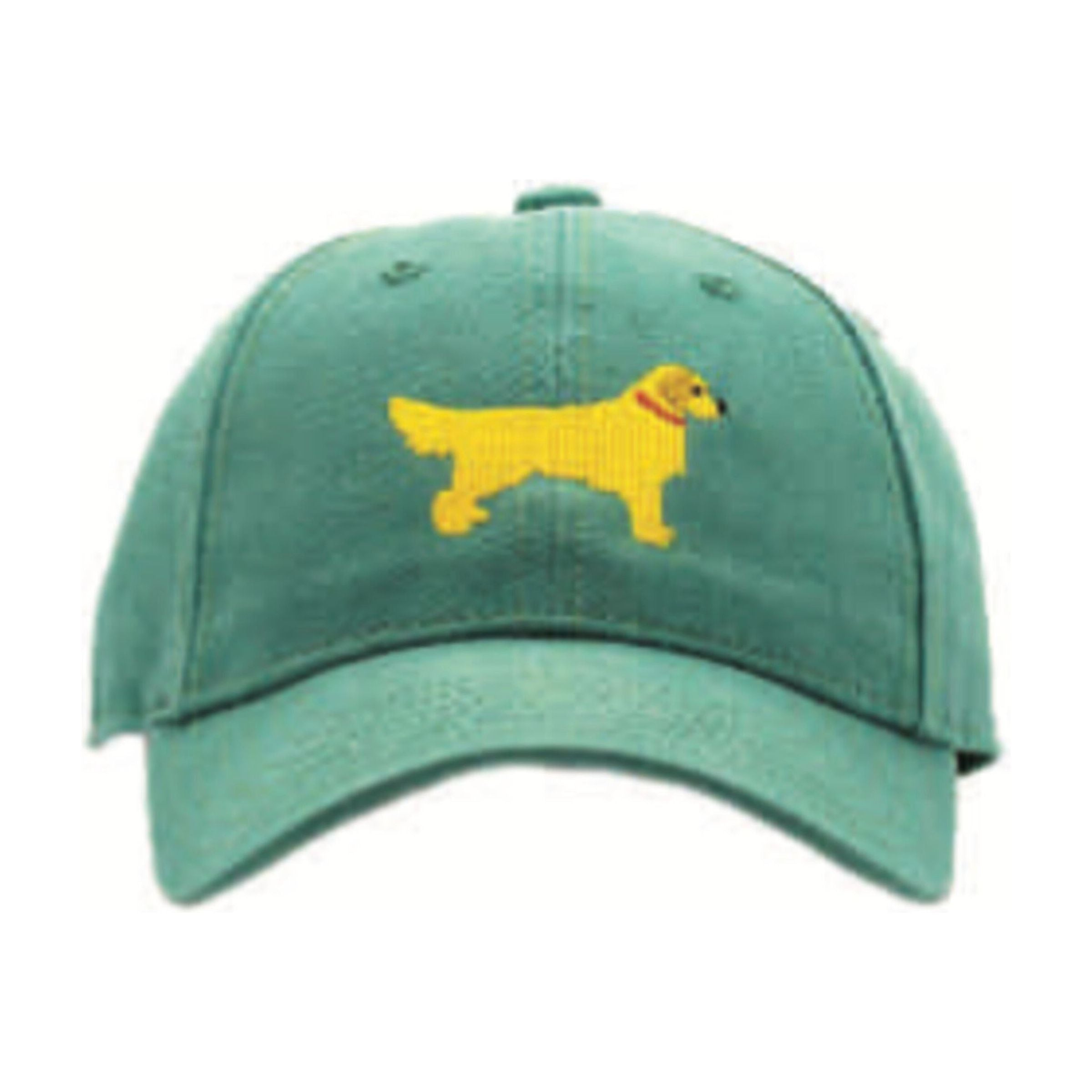 Baseball Hat - Golden Retriever on Moss Green
