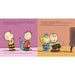 Cartoon characters from 'Peanuts' in a classroom setting with text boxes.