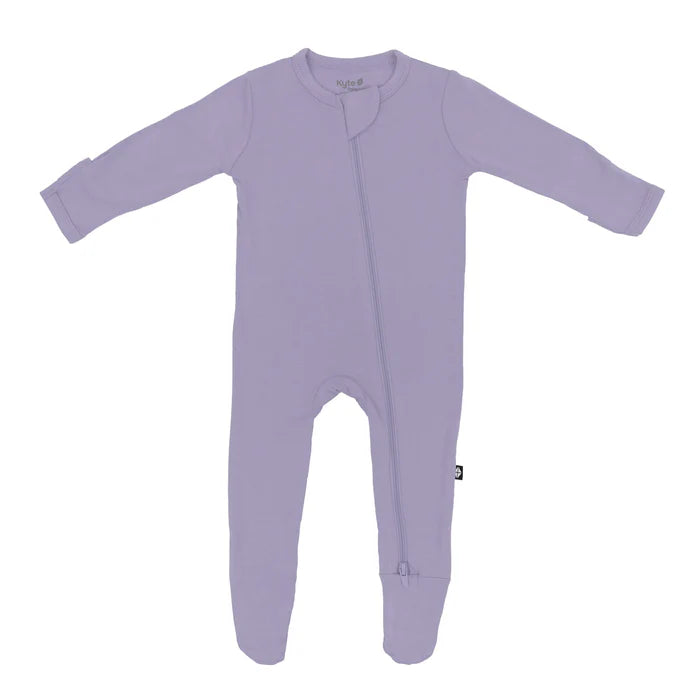 Zippered Footie - Taro