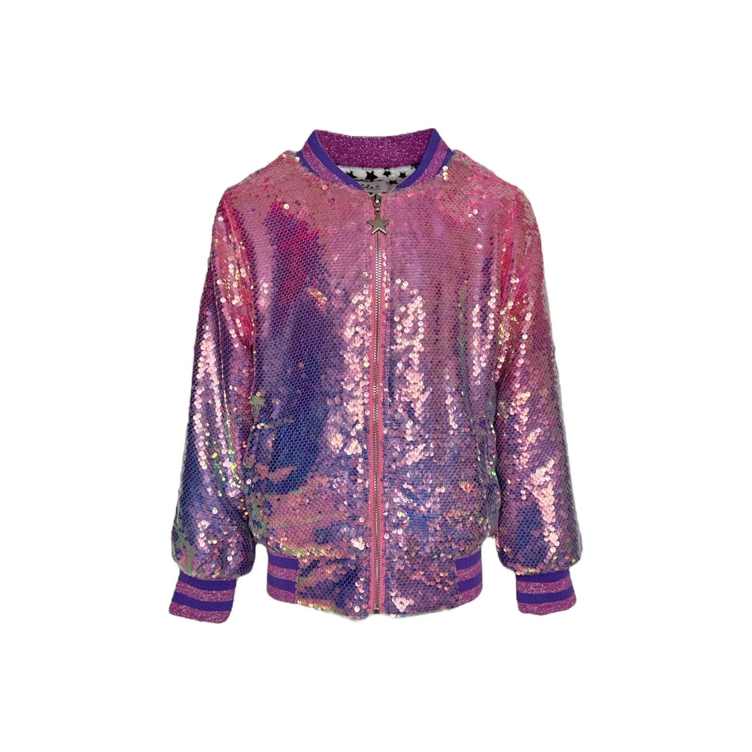 Bomber Jacket - Lavender Haze Sequin