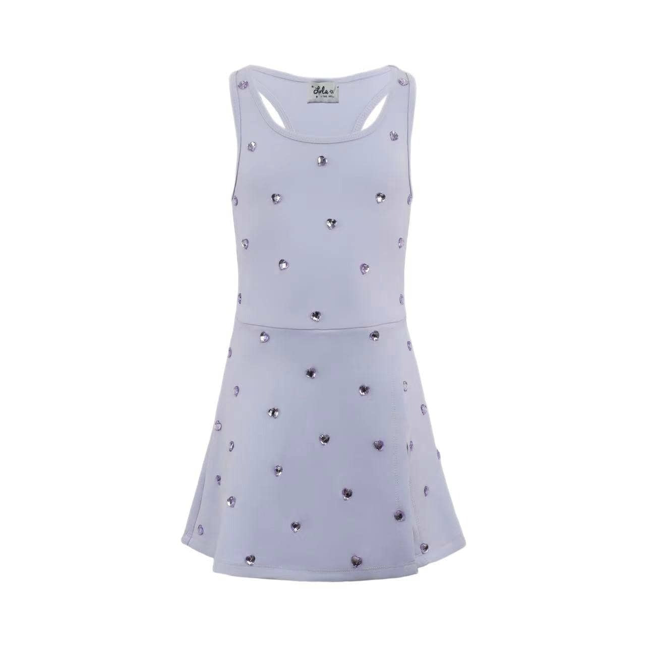 Dress - Lavender Heart Scuba Tennis
