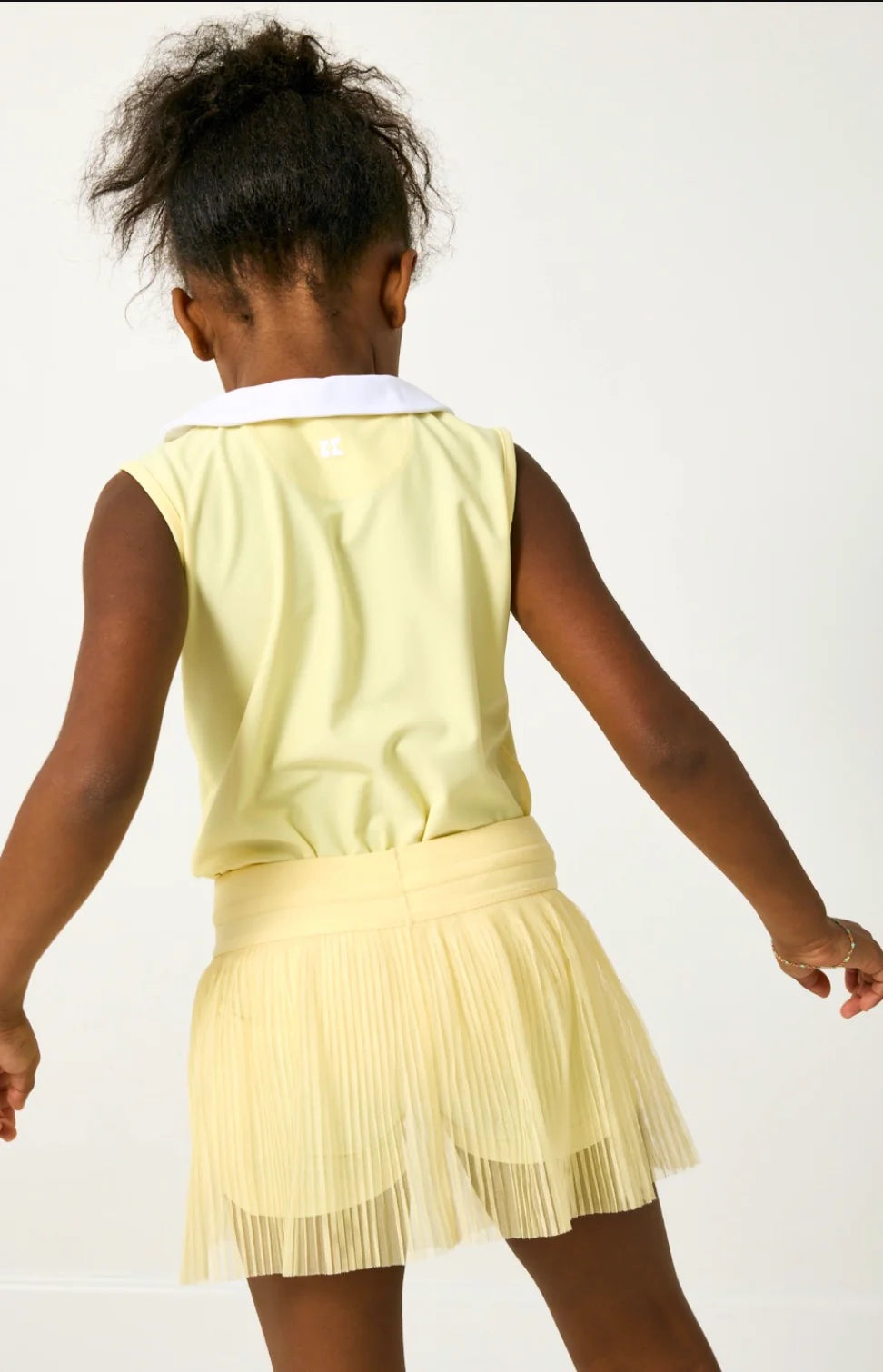 Girly Girl Tank - Lemon/White