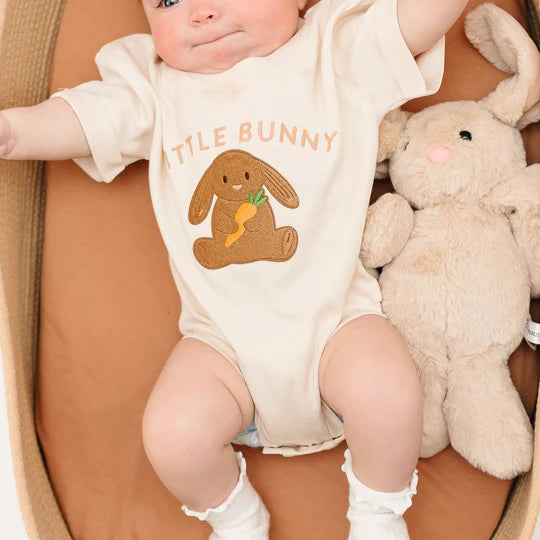 Romper - Little Bunny Patch Natural