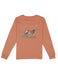 Long sleeve tee with a longhorn graphic on the back.