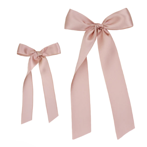 Sash Clip - French Pink Satin