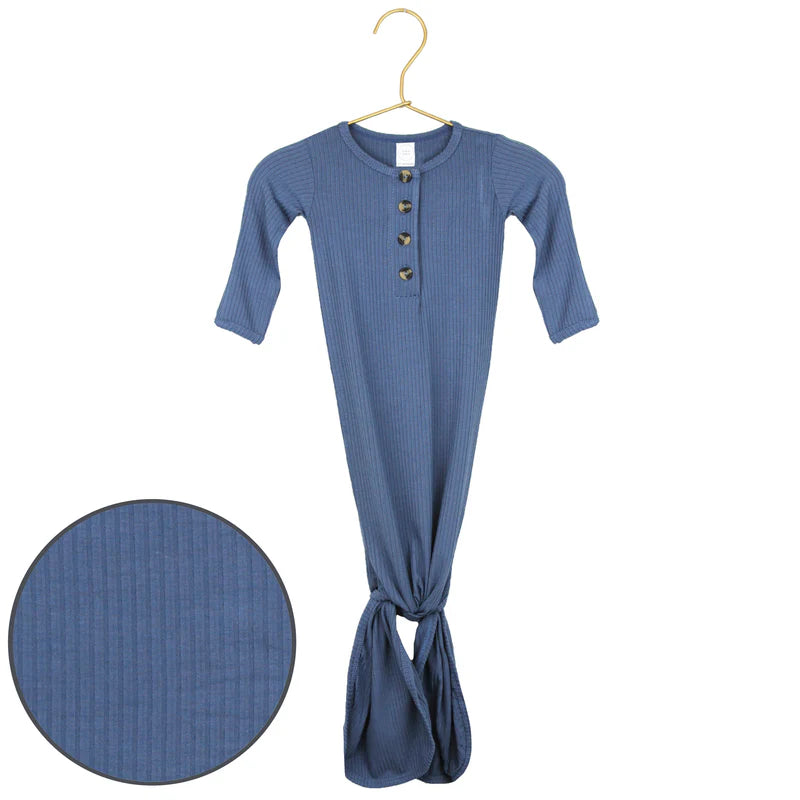 Knotted Gown Ribbed - Harrison