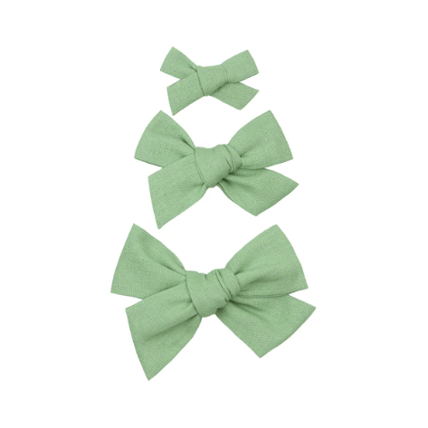 Hair Clip - Jade Linen