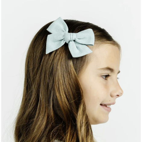 Hair Clip - Mist Linen