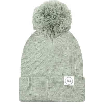 Beanie (with Pom) - Pewter