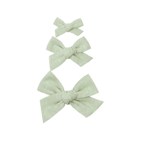 Hair Clip - Sage Linen