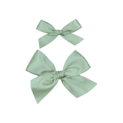 Hair Clip - Sage Satin