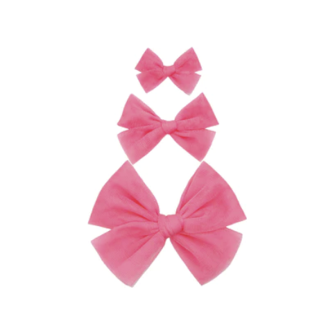 Hair Clip - Tulle Strawberry