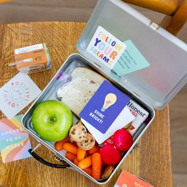 Lunch box with a note inside