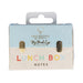 Packaged lunch box notes with 'My Mind's Eye' branding on a white background