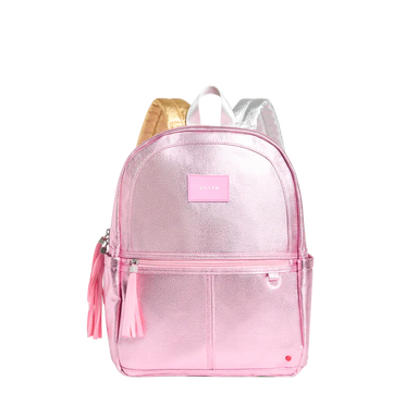 Metallic Pink and Silver Kane Backpack