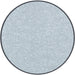 Round gray fabric swatch with a blue textured pattern on a white background