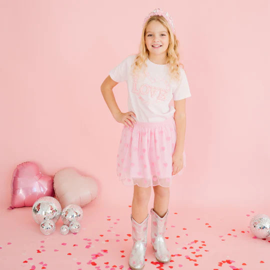 Tutu - Mini Sequin Hearts