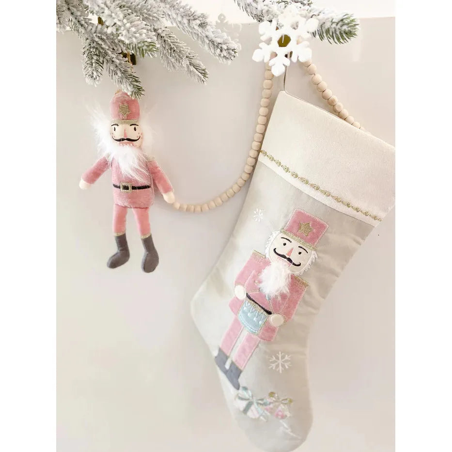 Nutcracker Ornament - Pink