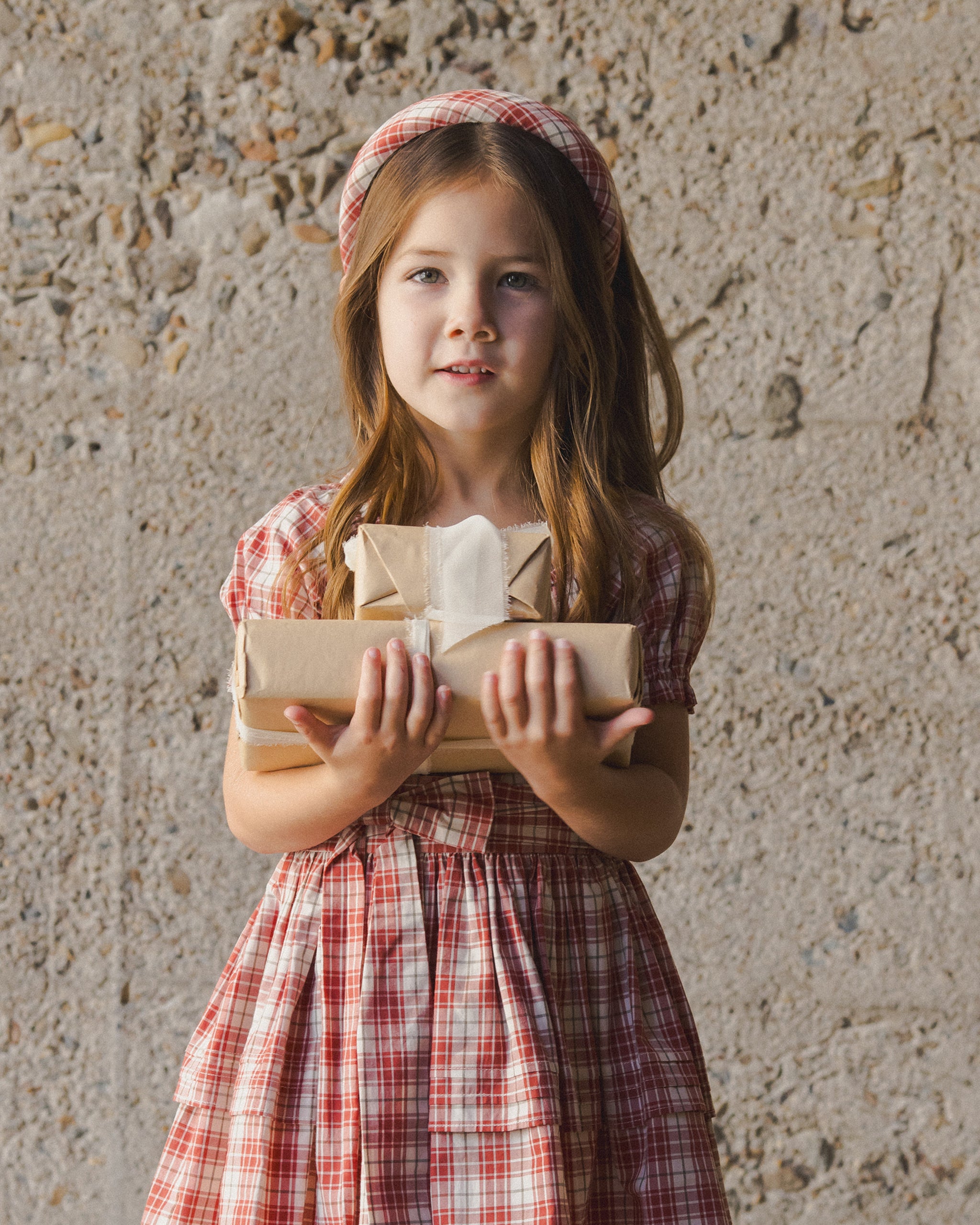 Annette Dress - Holiday Tartan