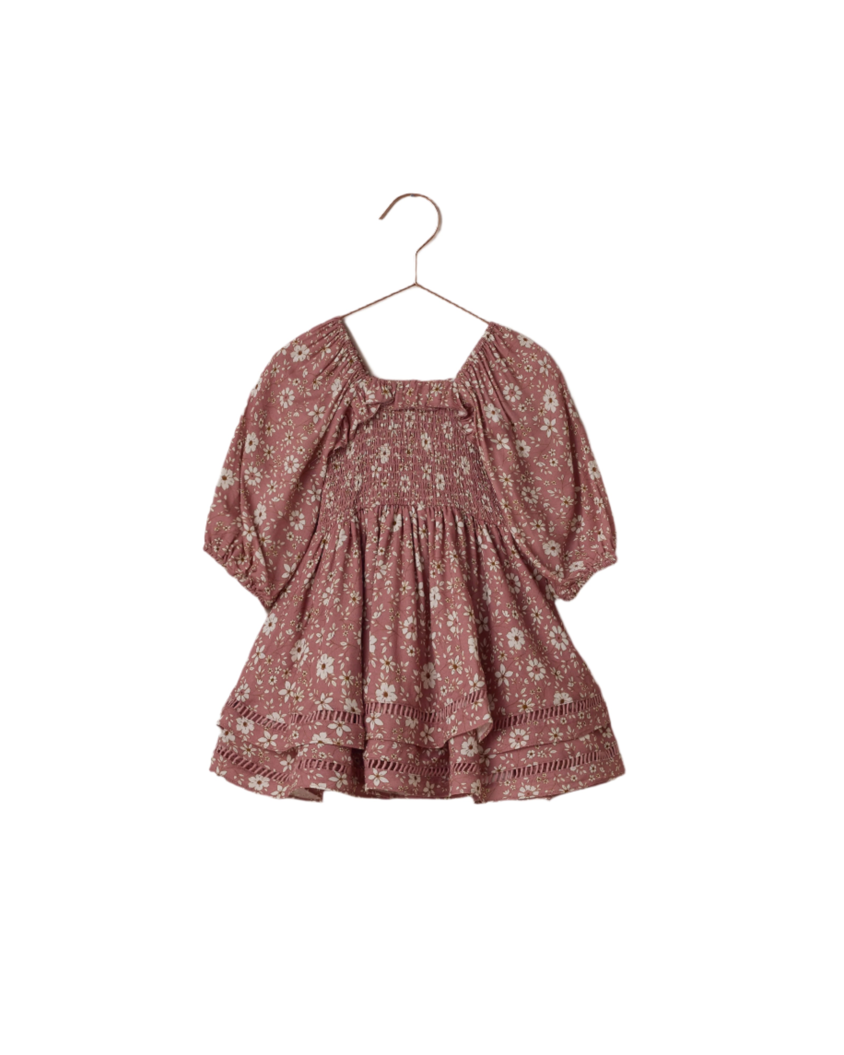 Elodie Dress - Rose Bloom