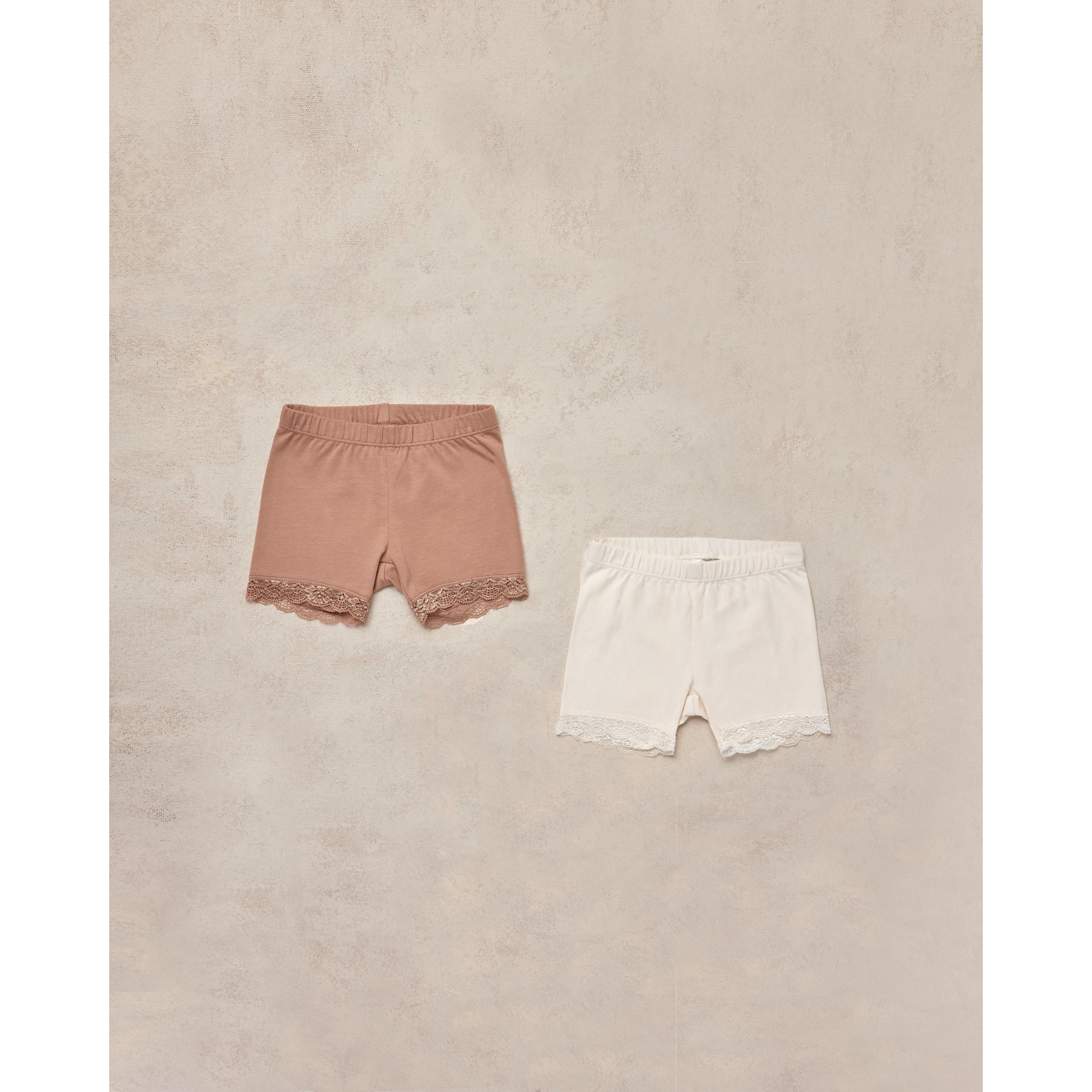 Cartwheel Shorts - Ivory, Mocha