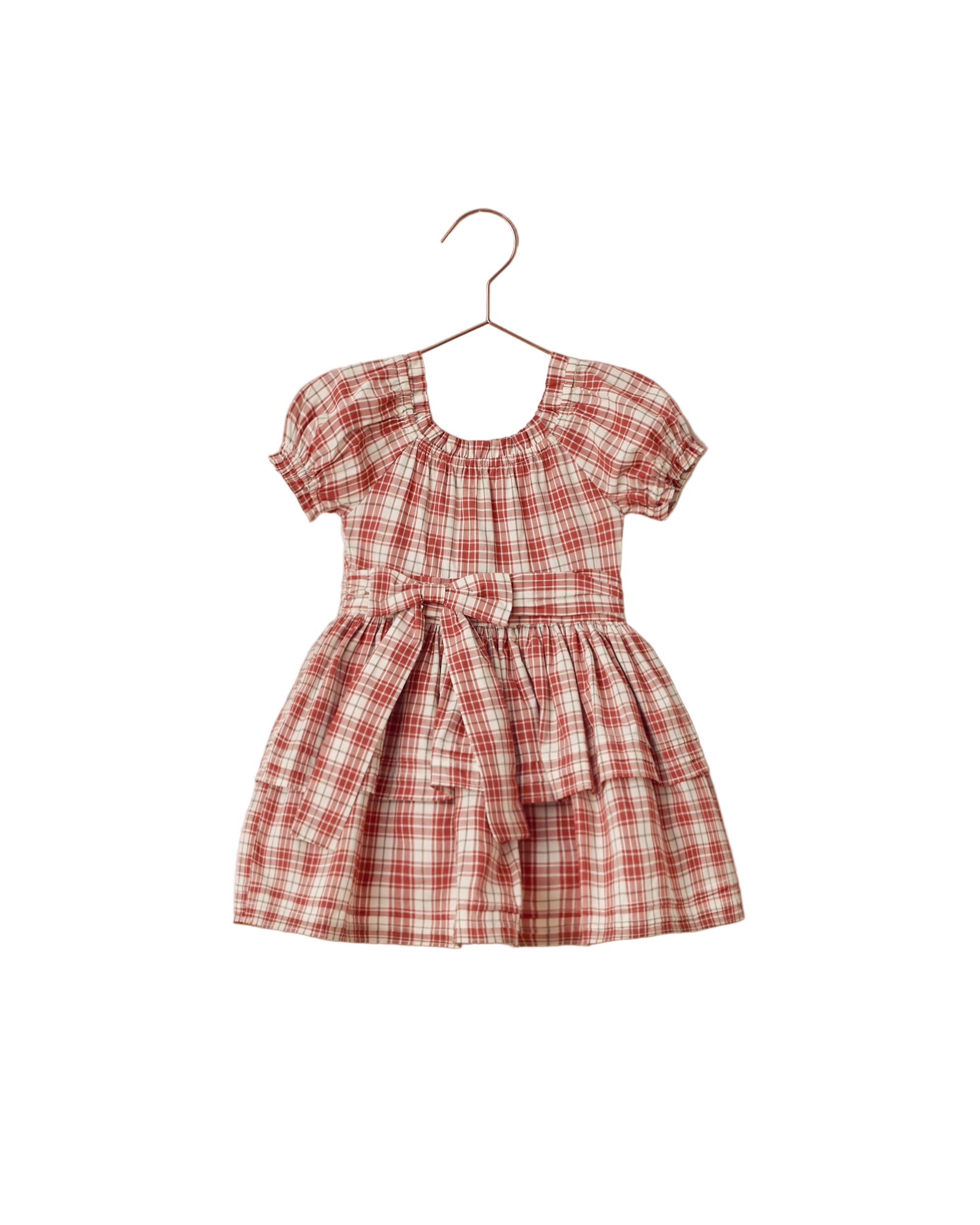 Annette Dress - Holiday Tartan