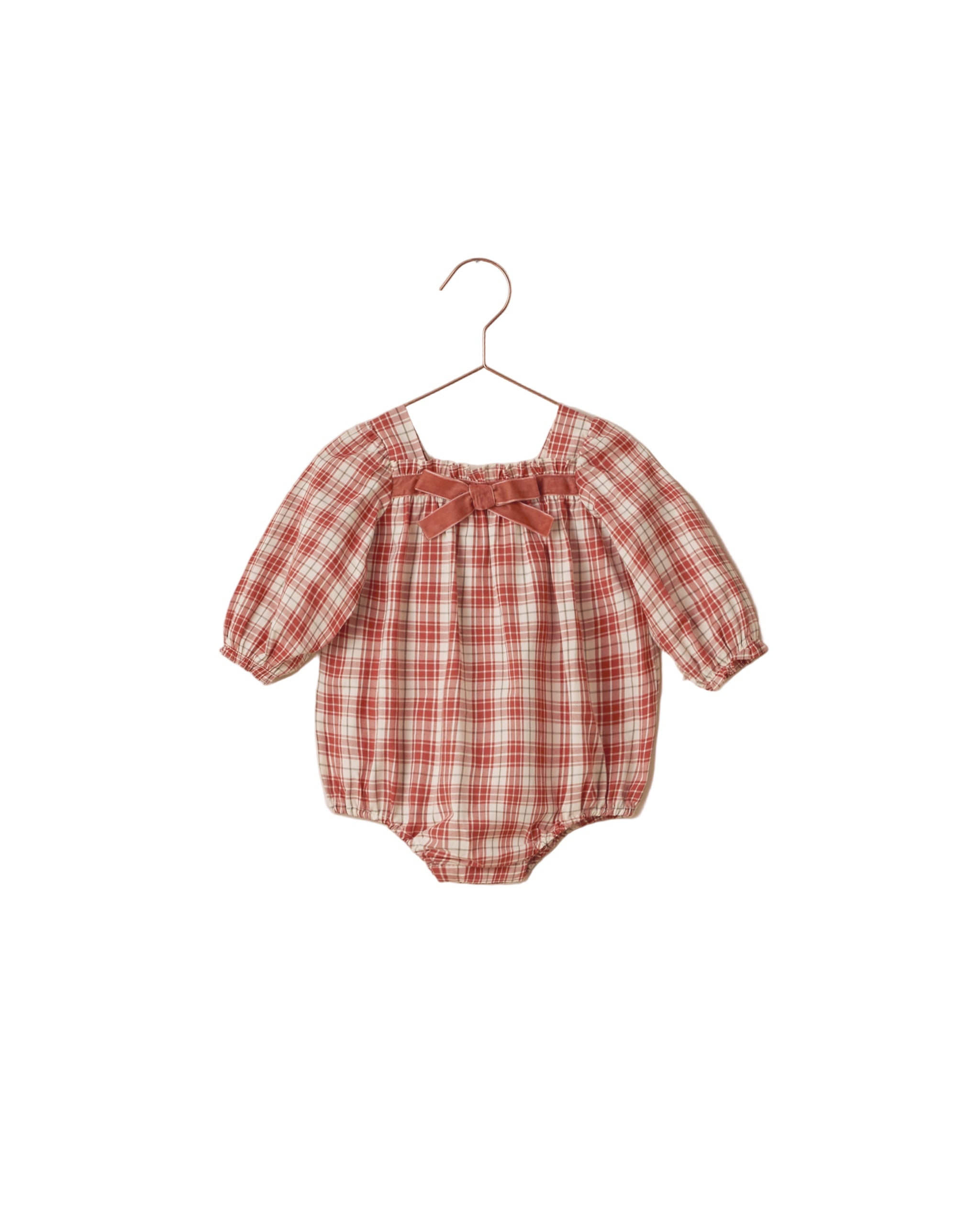 Annette Romper - Holiday Tartan
