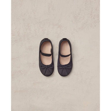 black ballet flats with bow