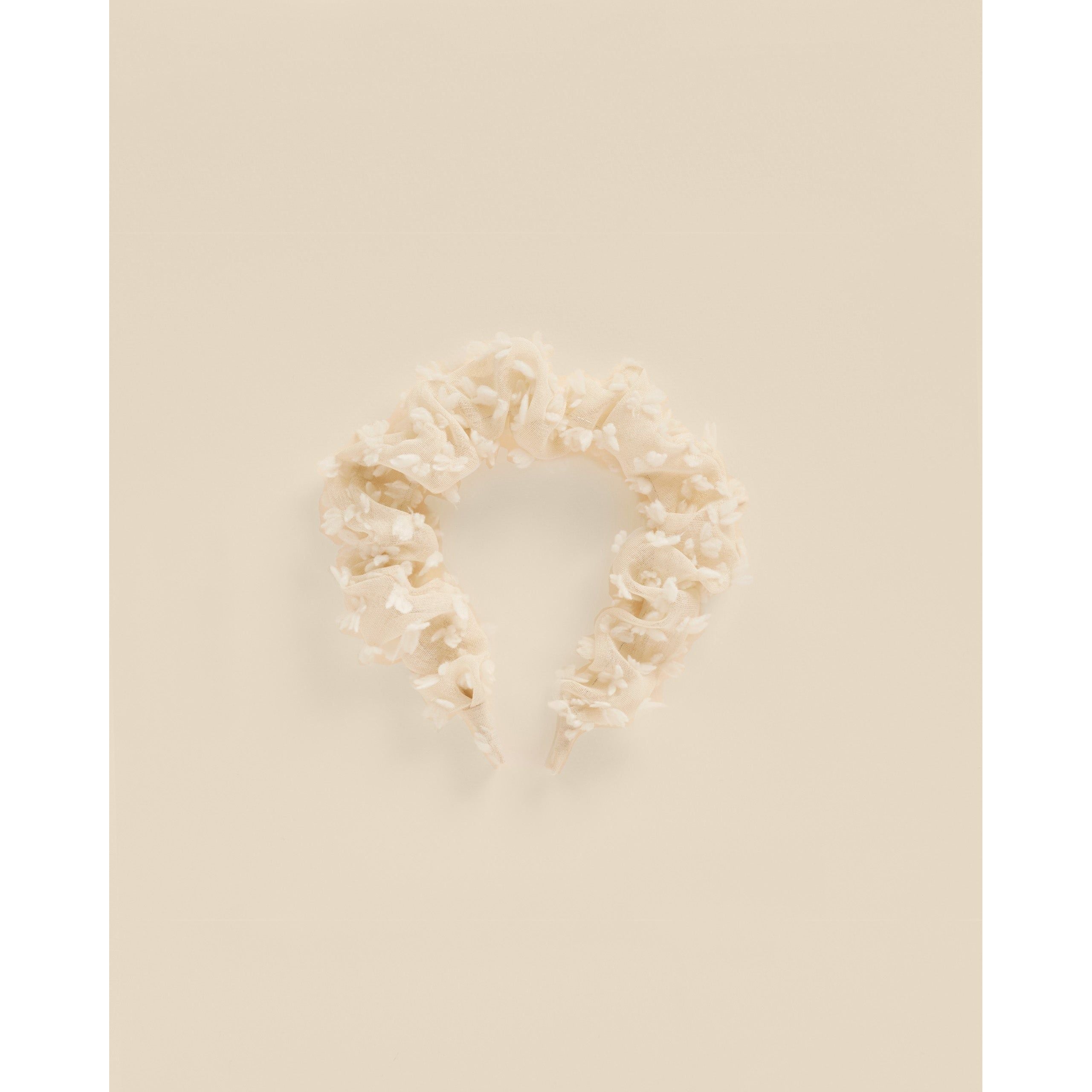 Gathered Headband - Ivory