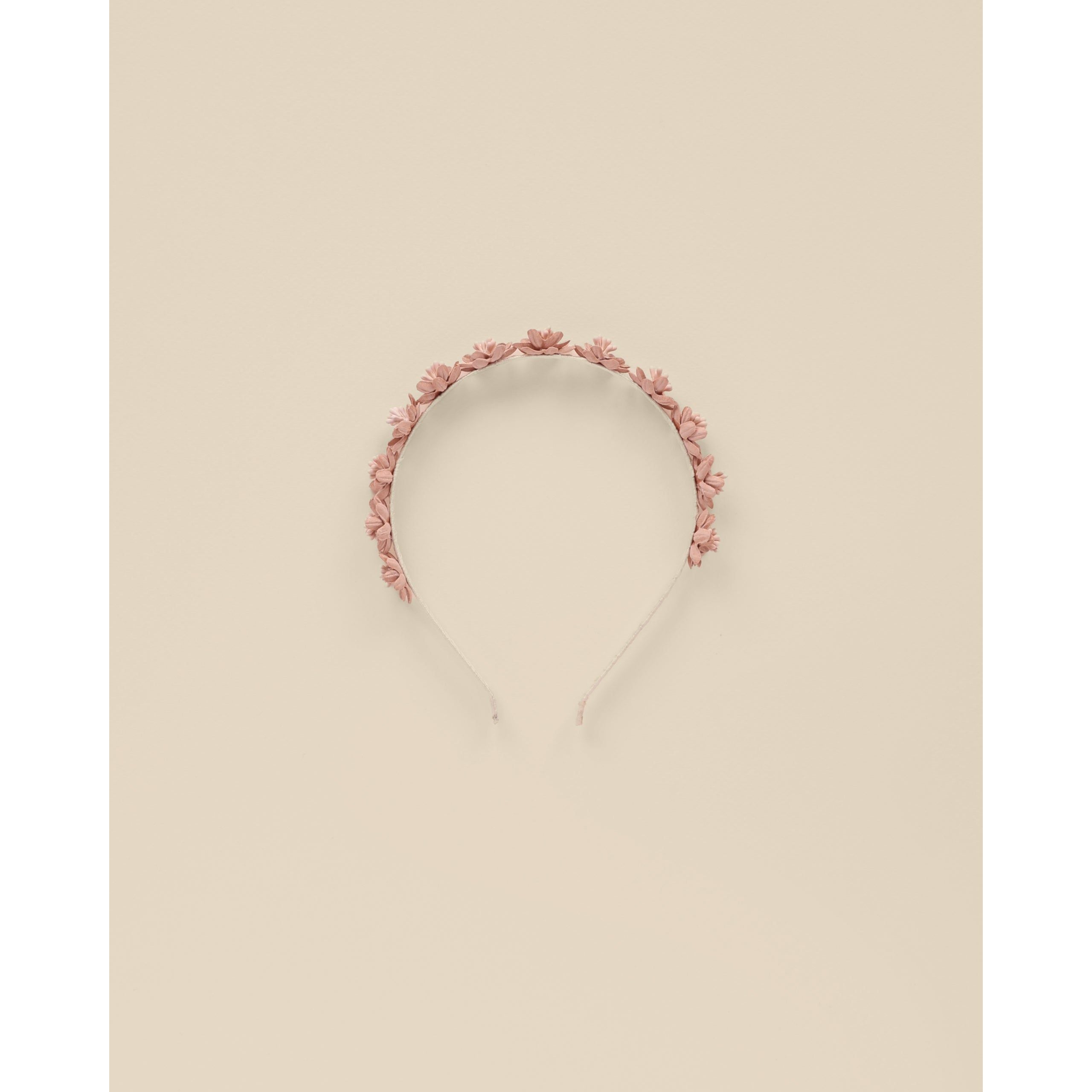 Floral Headband - Dusty Rose