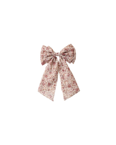Floral bow on a white background