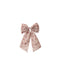 Floral bow on a white background
