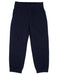 Navy blue pants on a white background