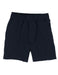 Navy shorts on a white background