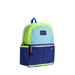 Side view of a navy and neon Kane Backpack