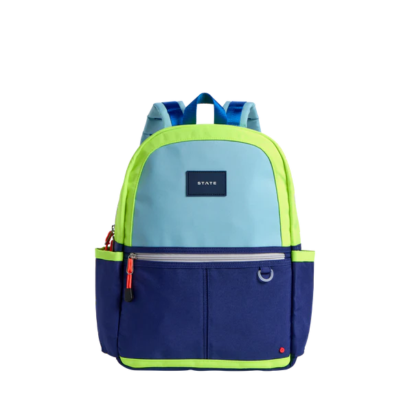 Navy and Neon Kane Backpack