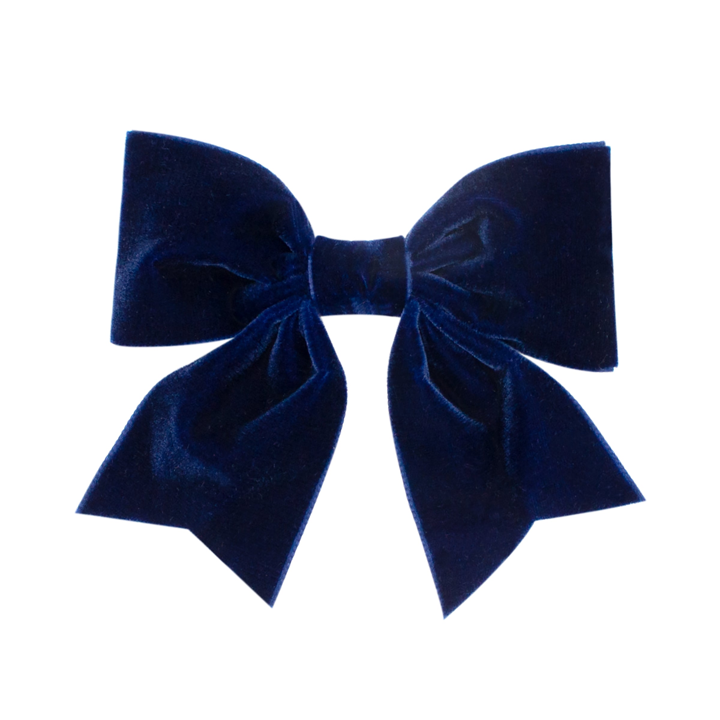 Velvet Bowtie With Fancy Tails Bow