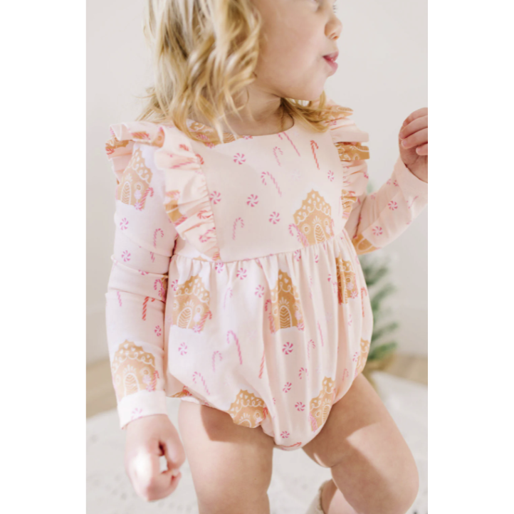 Leah Romper - Gingerbread