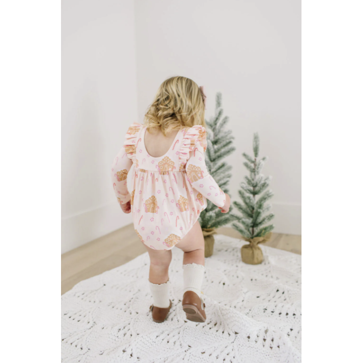 Leah Romper - Gingerbread