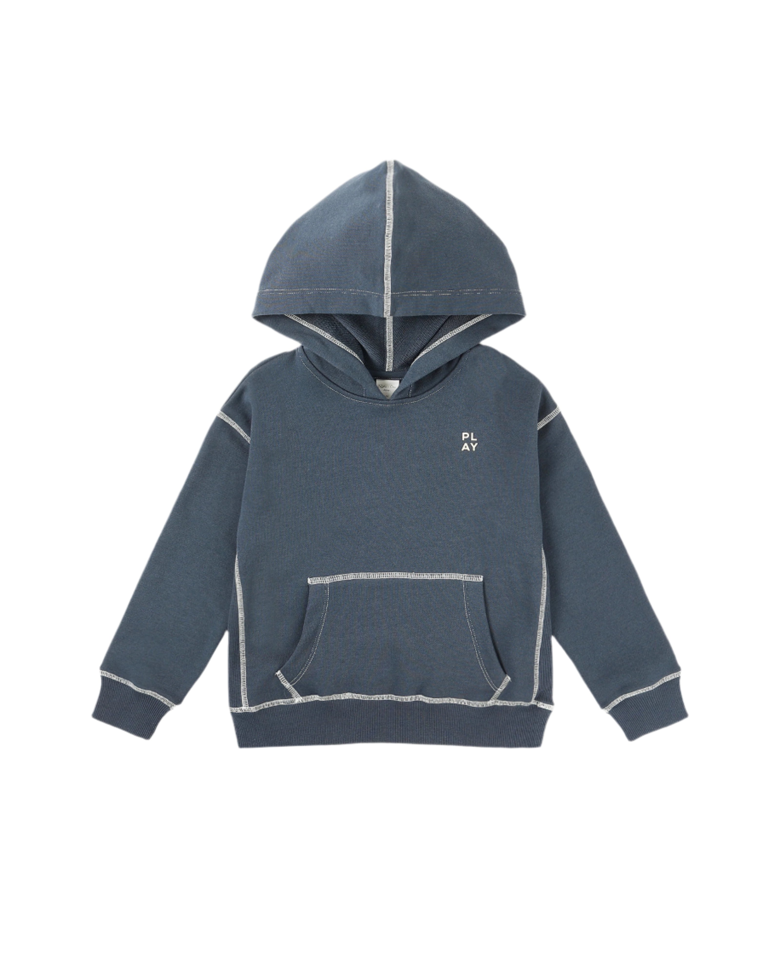 Coastal Hoodie - Heathered Navy