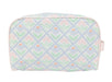 Dopp Kit in pastel floral pattern
