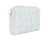 Travel organizer in pastel floral pattern