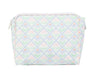 Travel organizer in pastel floral pattern