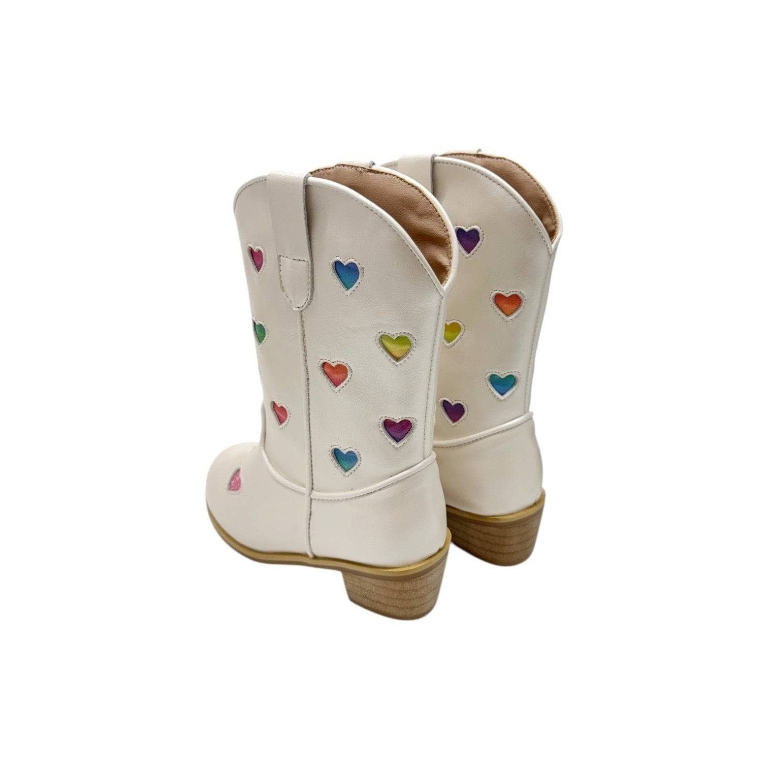 Cowgirl Boots - Pastel Ombre Hearts