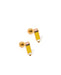 Pencil earring on a white background