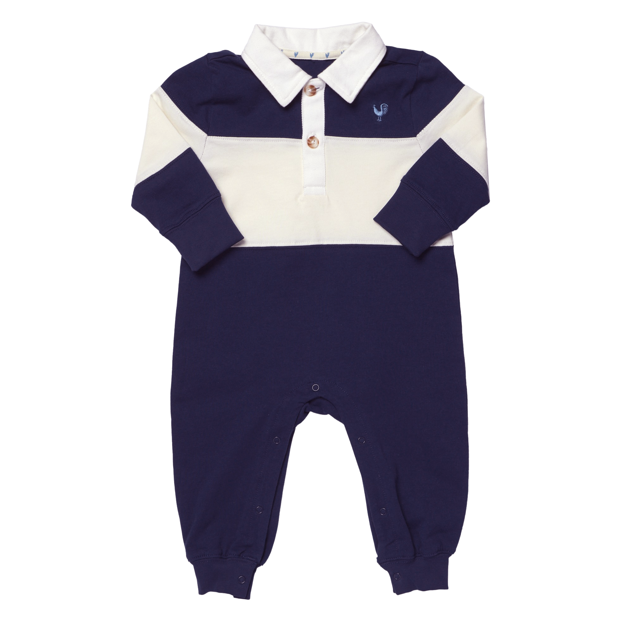 Albert Rugby Jumper - Navy/White