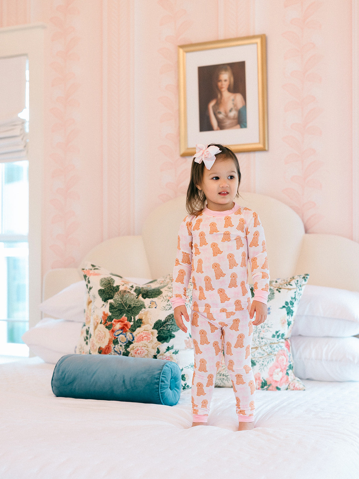 Loungewear Set - Pink Goldendoodle