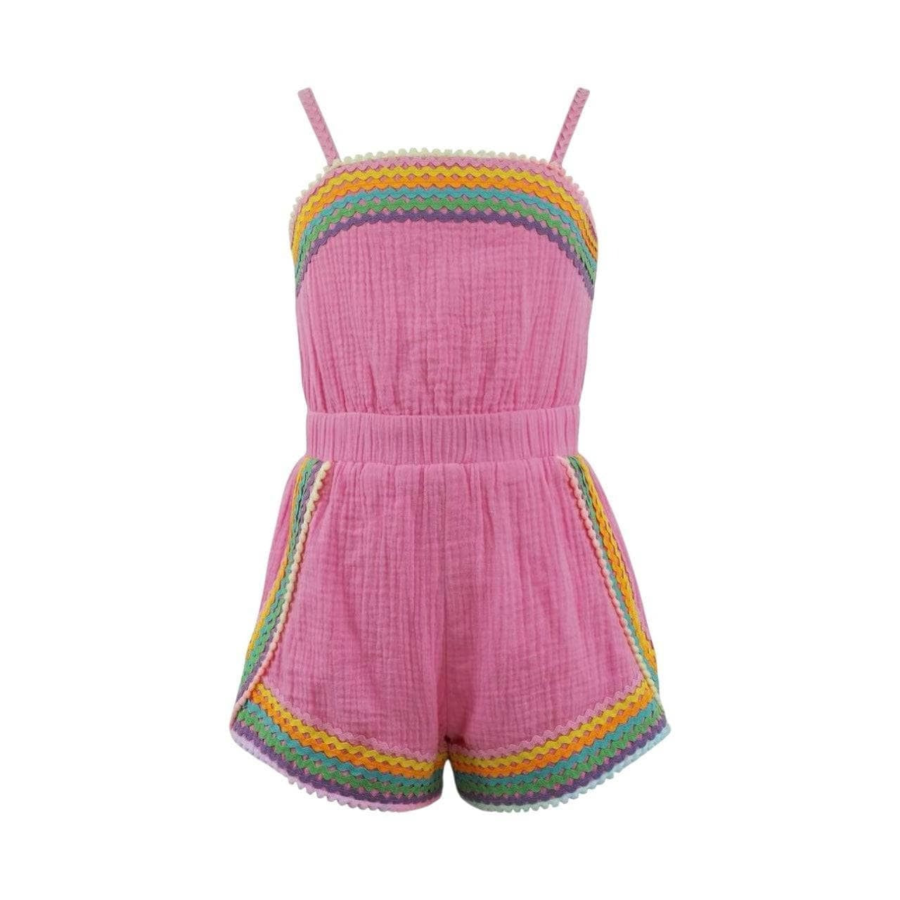 Romper - Pink Summer Rainbow